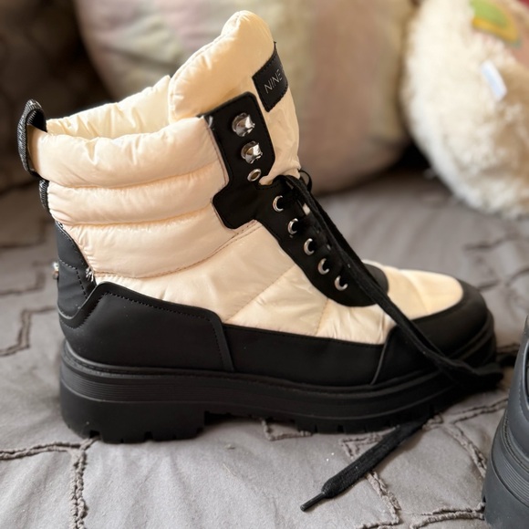 Nine West Monochrome High-Top Sneakers - Picture 6 of 13